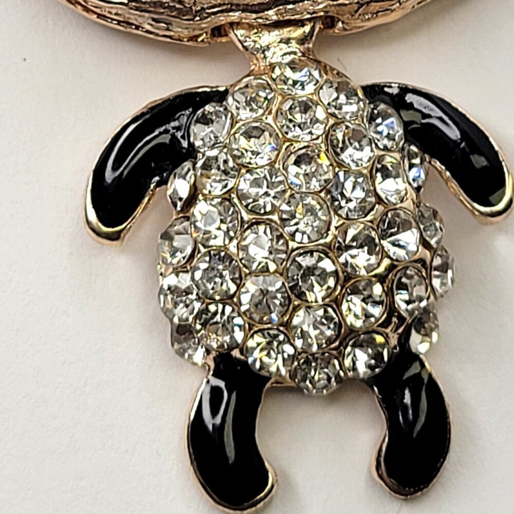 Crystal Panda Pendant Necklace - Picture 4 of 11